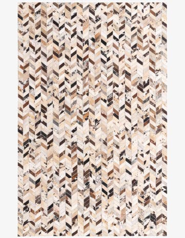 5' 1 x 8' Cowhide Rug