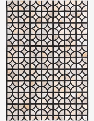 5' 3 x 7' 7 Cowhide Rug