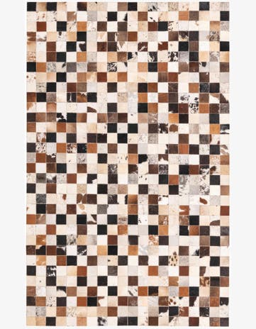 5' x 7' 10 Cowhide Rug