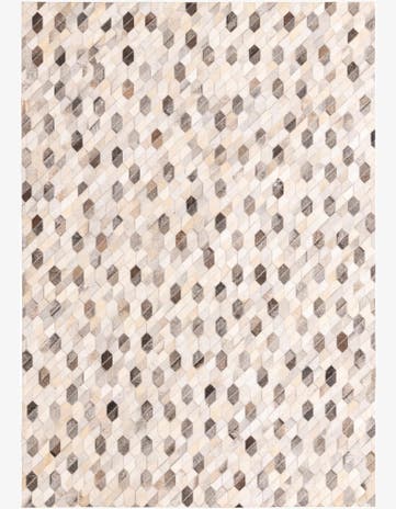 5' 2 x 7' 5 Cowhide Rug