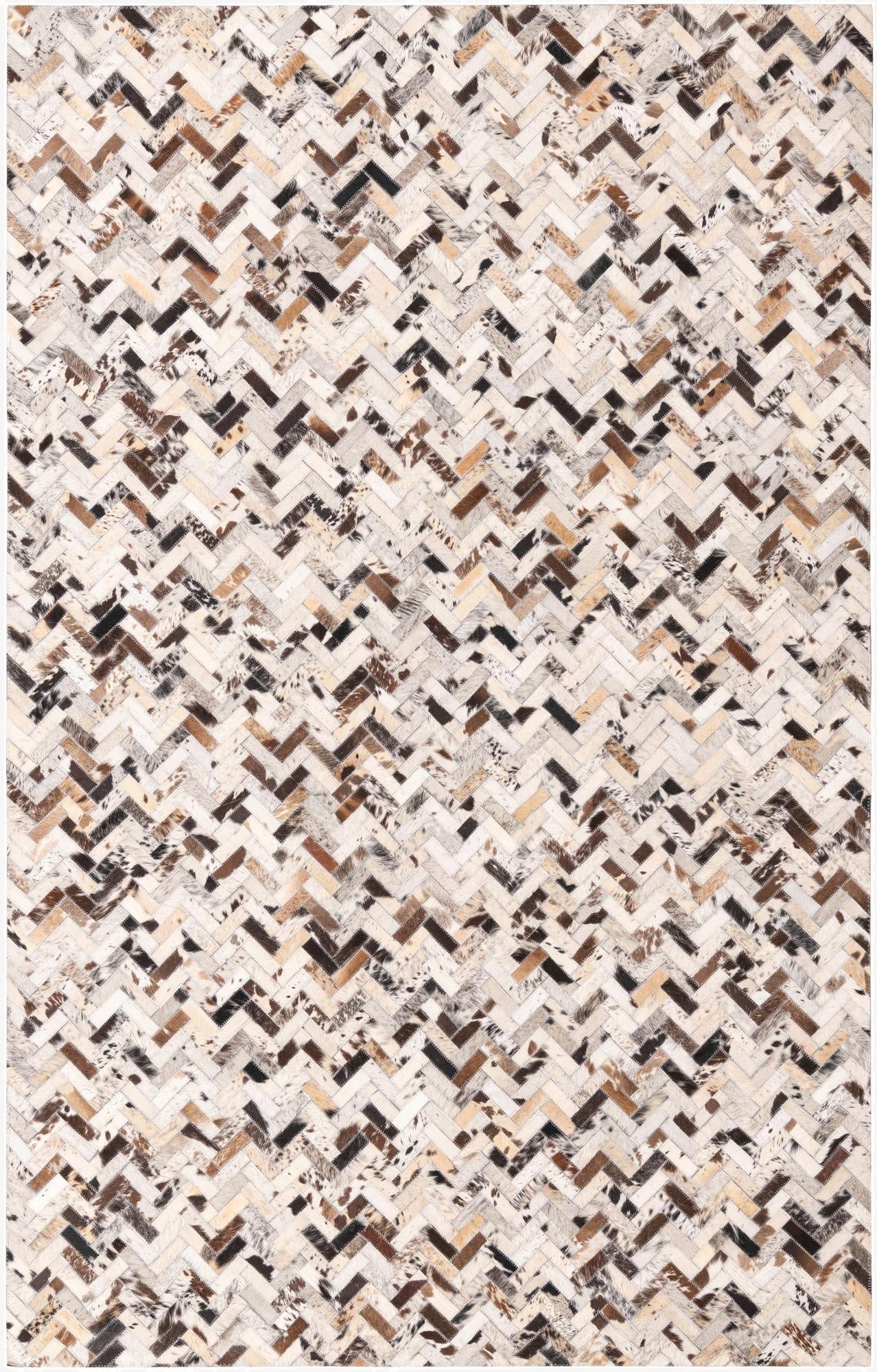 5' x 7' 9 Cowhide Rug