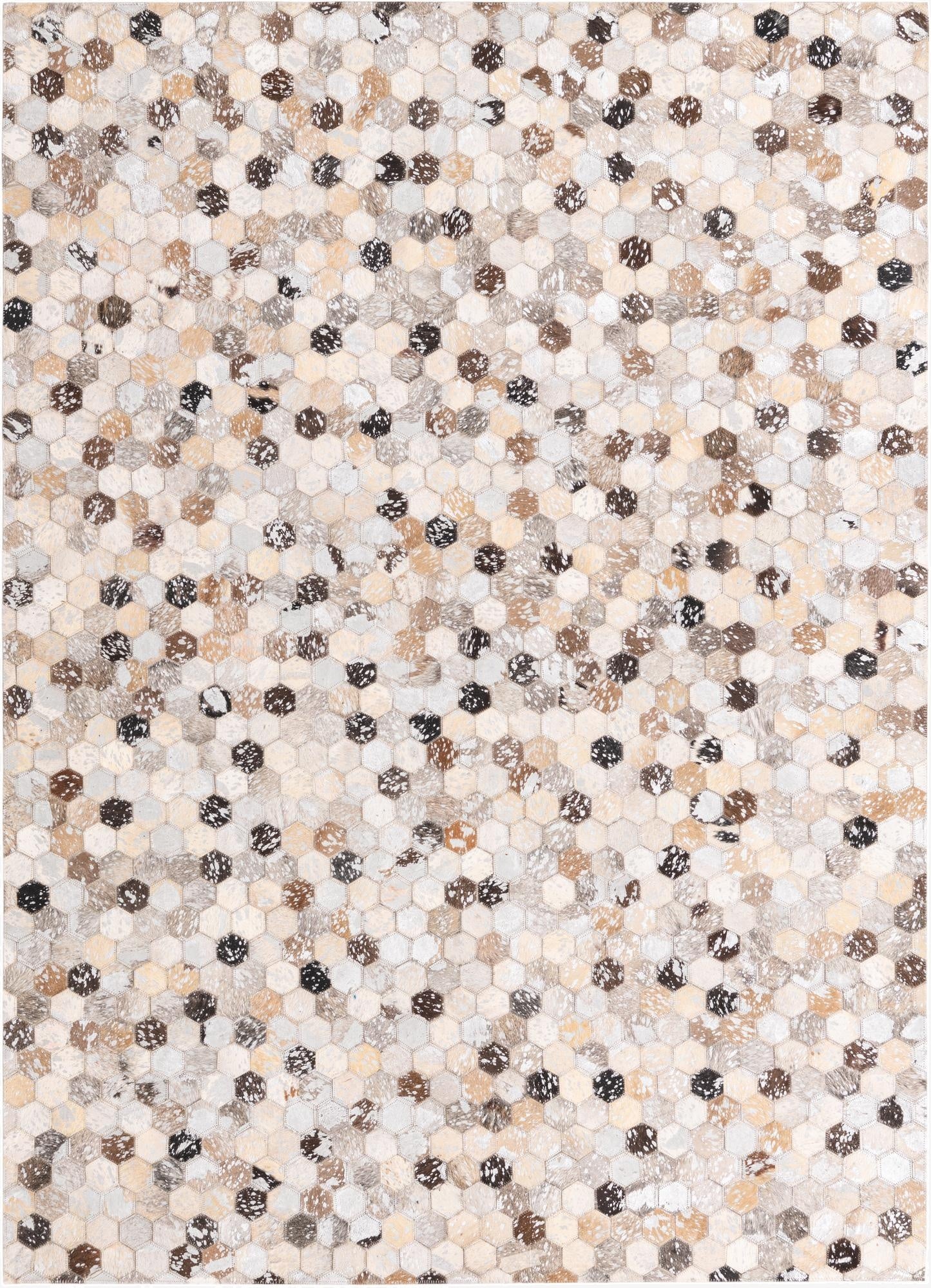 4' 8 x 6' 7 Cowhide Rug