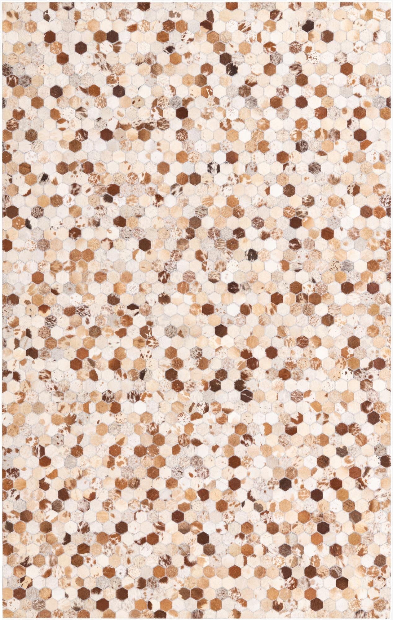 5' 1 x 8' Cowhide Rug