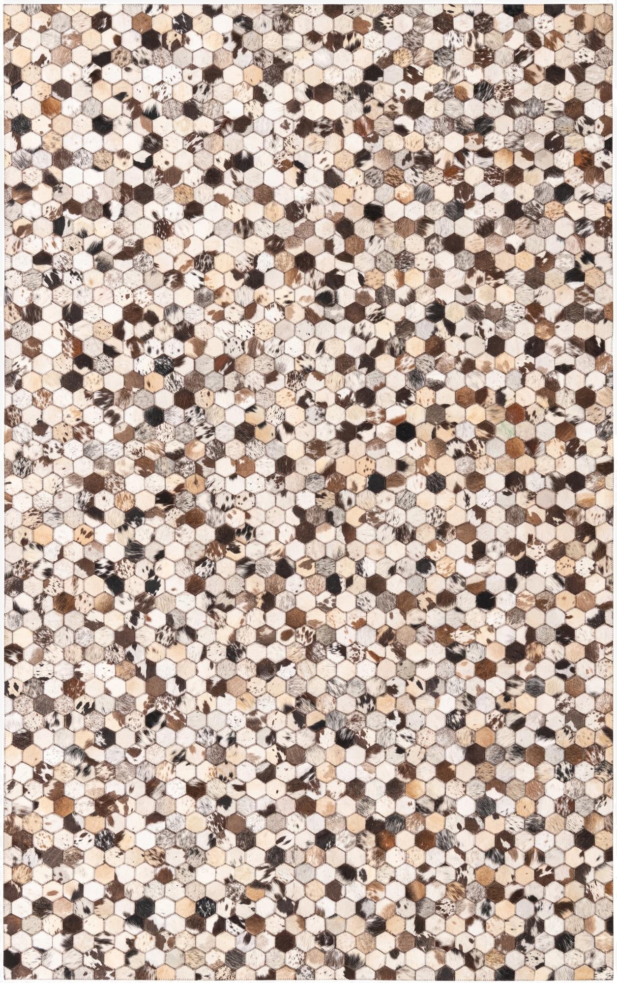 5' 2 x 8' 2 Cowhide Rug