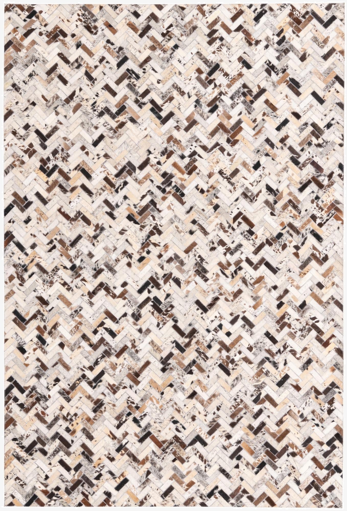 5' 2 x 7' Cowhide Rug