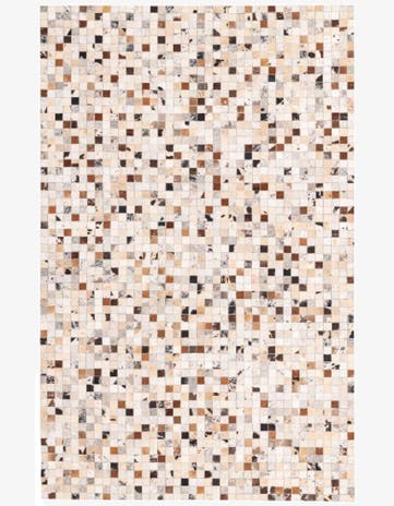 5' 1 x 8' Cowhide Rug