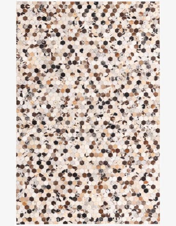 5' 1 x 7' 10 Cowhide Rug
