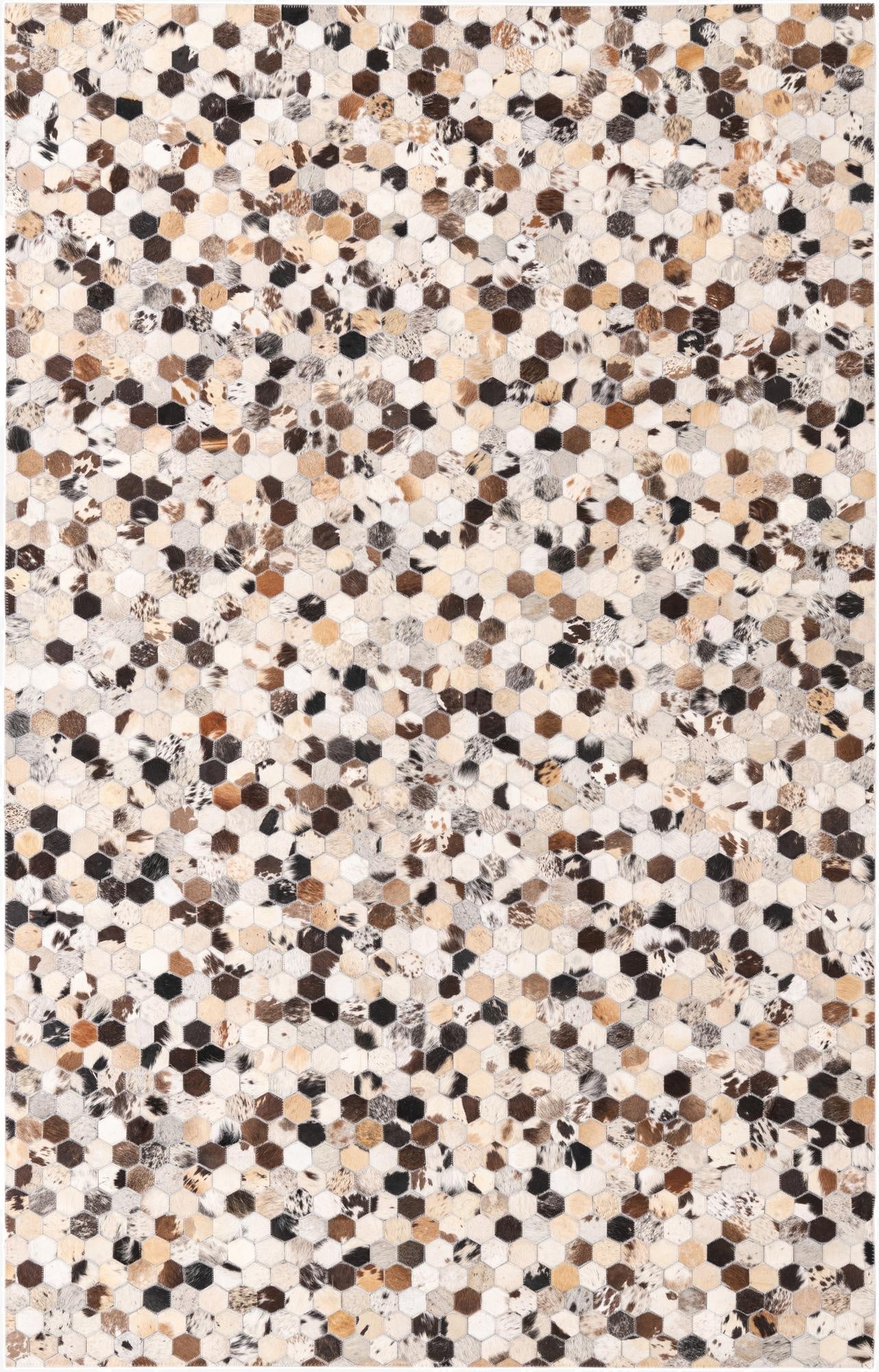 5' 2 x 8' 2 Cowhide Rug