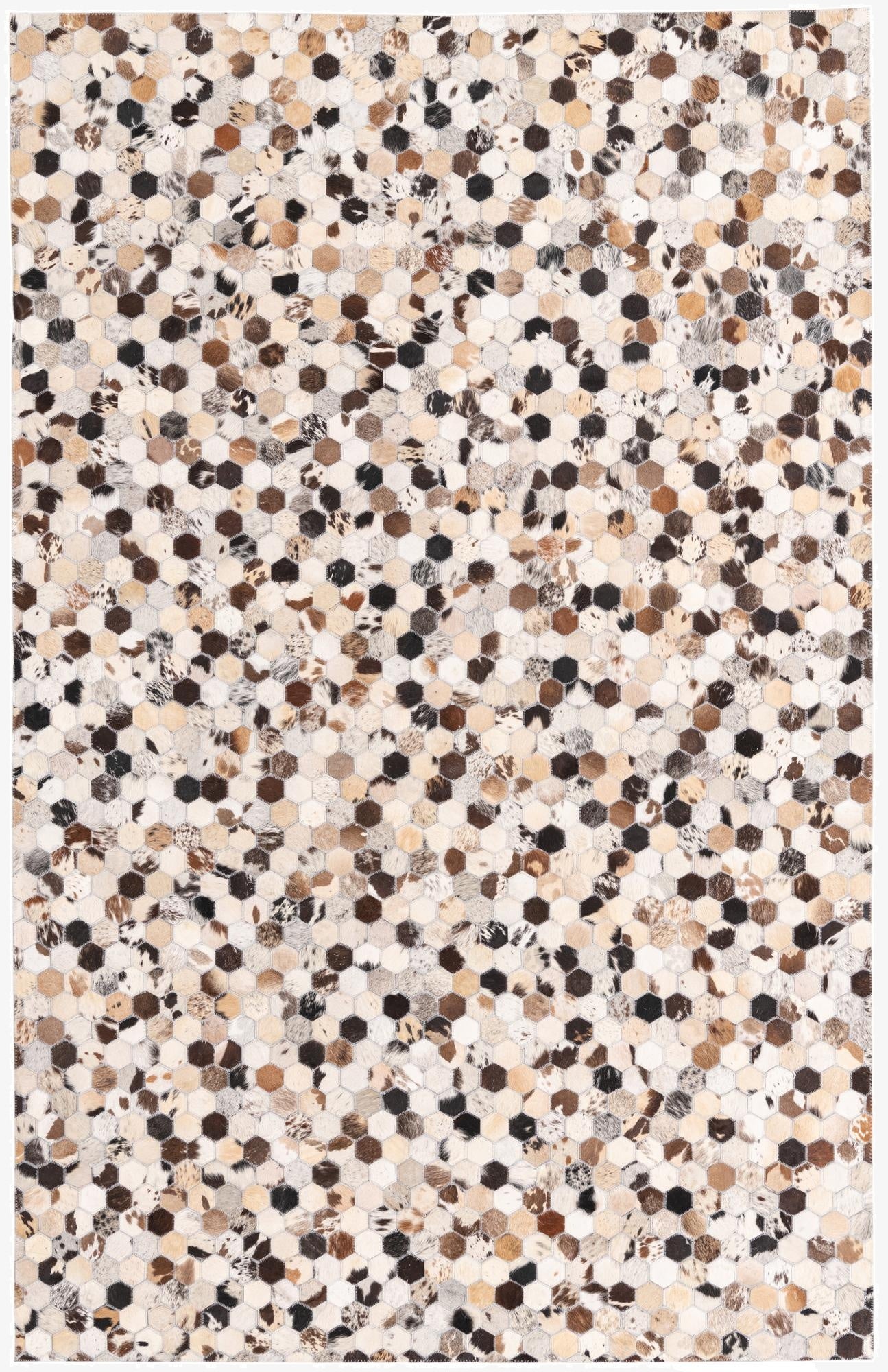 5' 2 x 8' Cowhide Rug