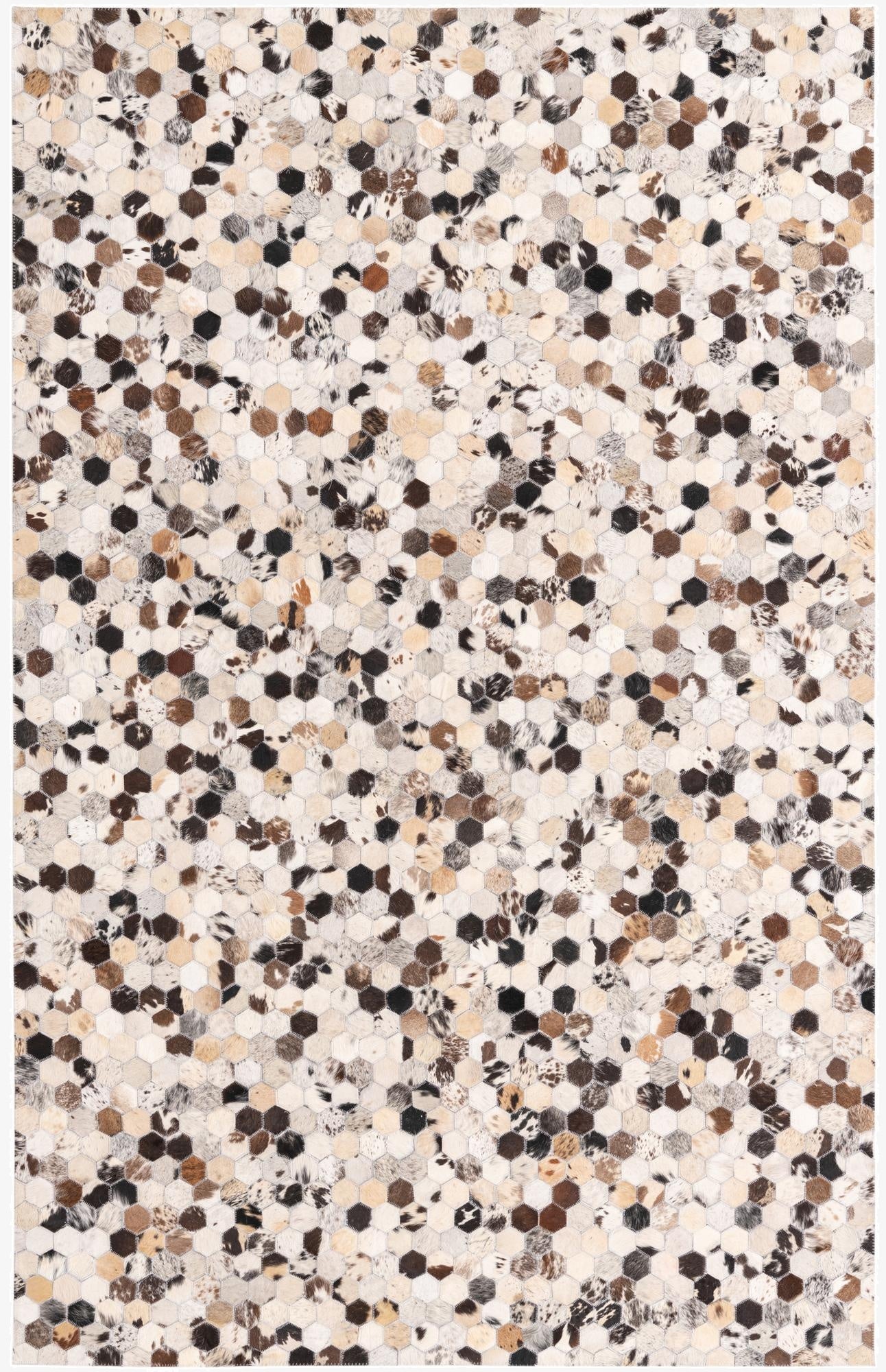 5' 1 x 8' Cowhide Rug