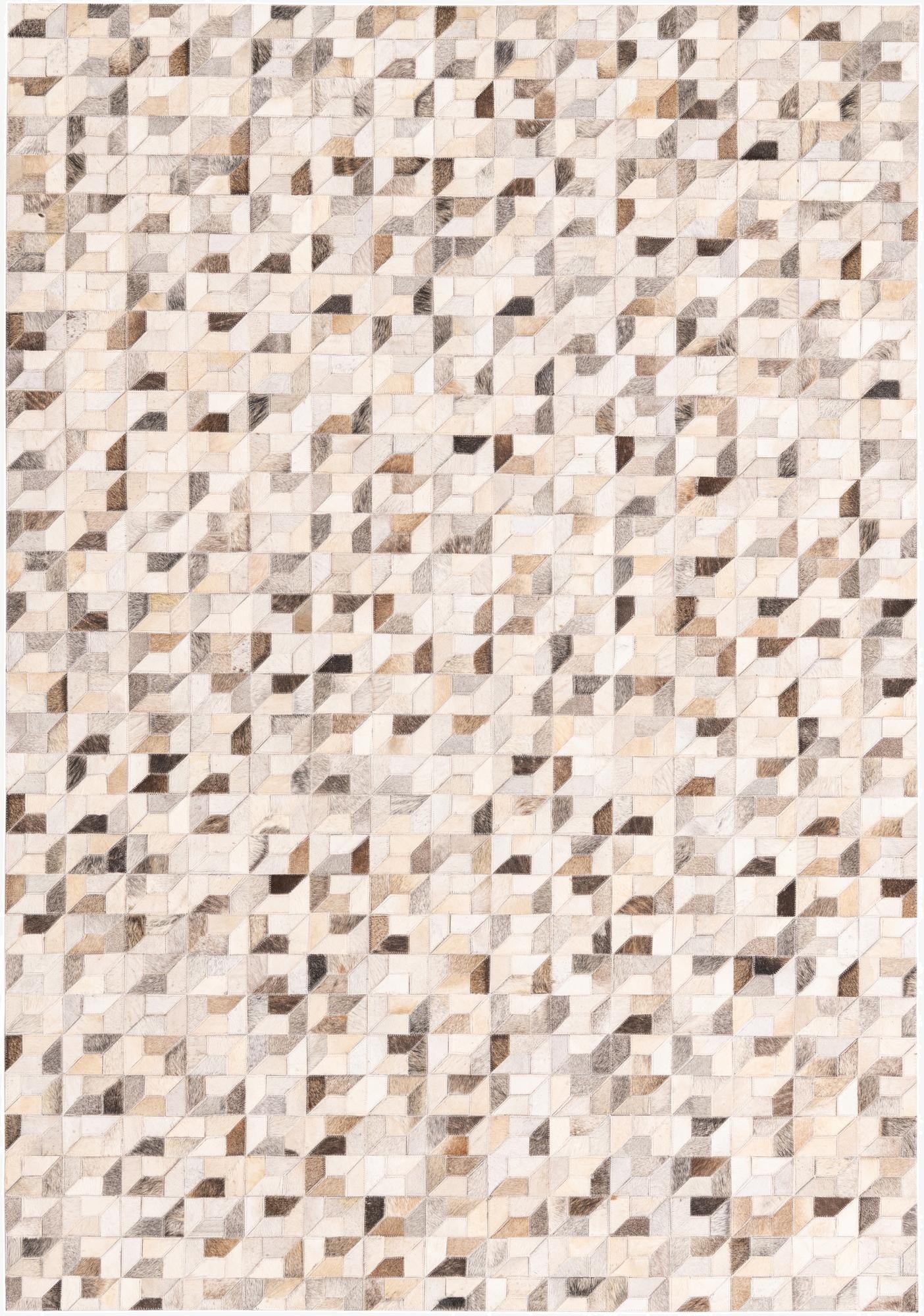 5' 4 x 7' 5 Cowhide Rug