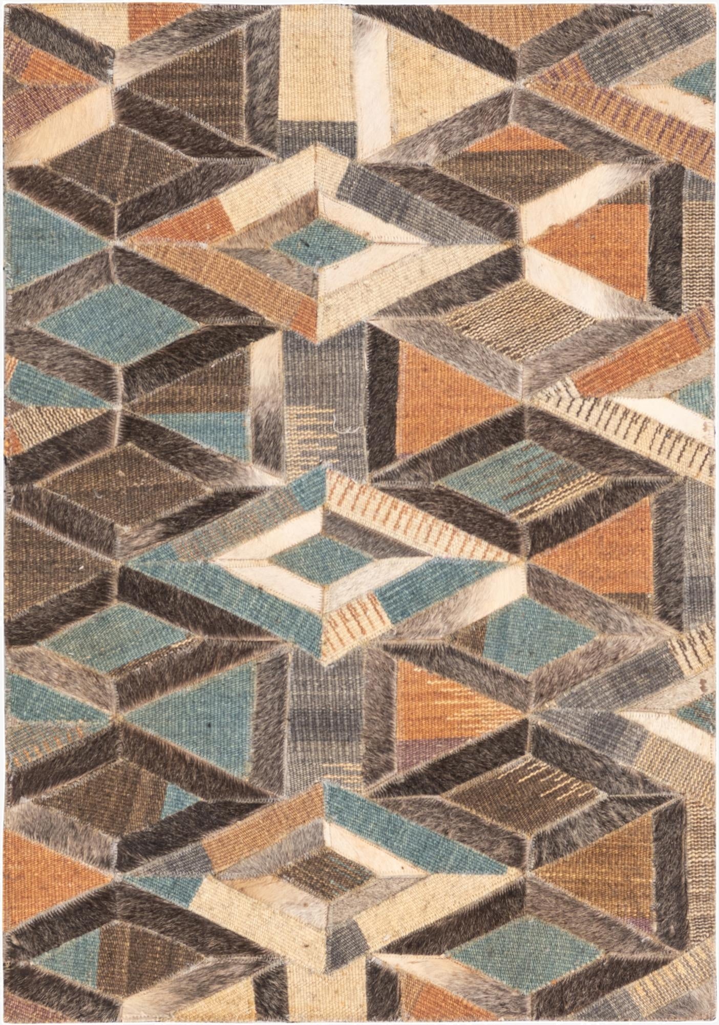 2' 2 x 3' 2 Cowhide Rug