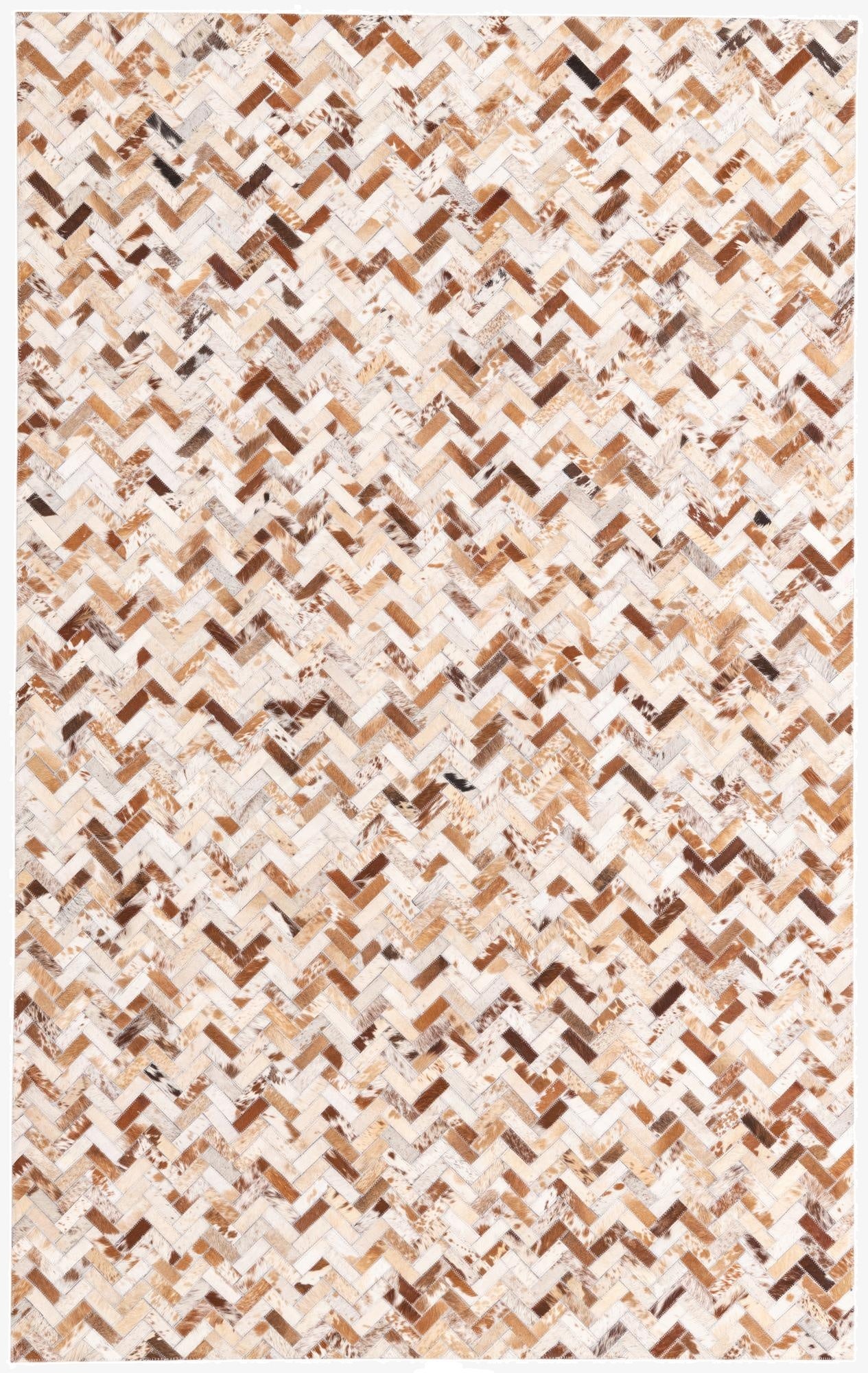 4' 10 x 7' 10 Cowhide Rug