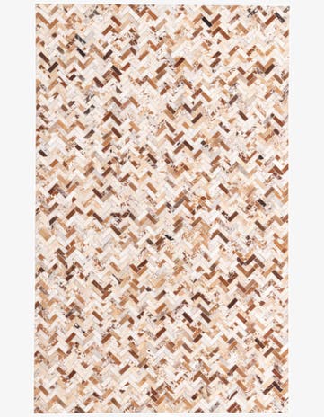 4' 10 x 7' 10 Cowhide Rug