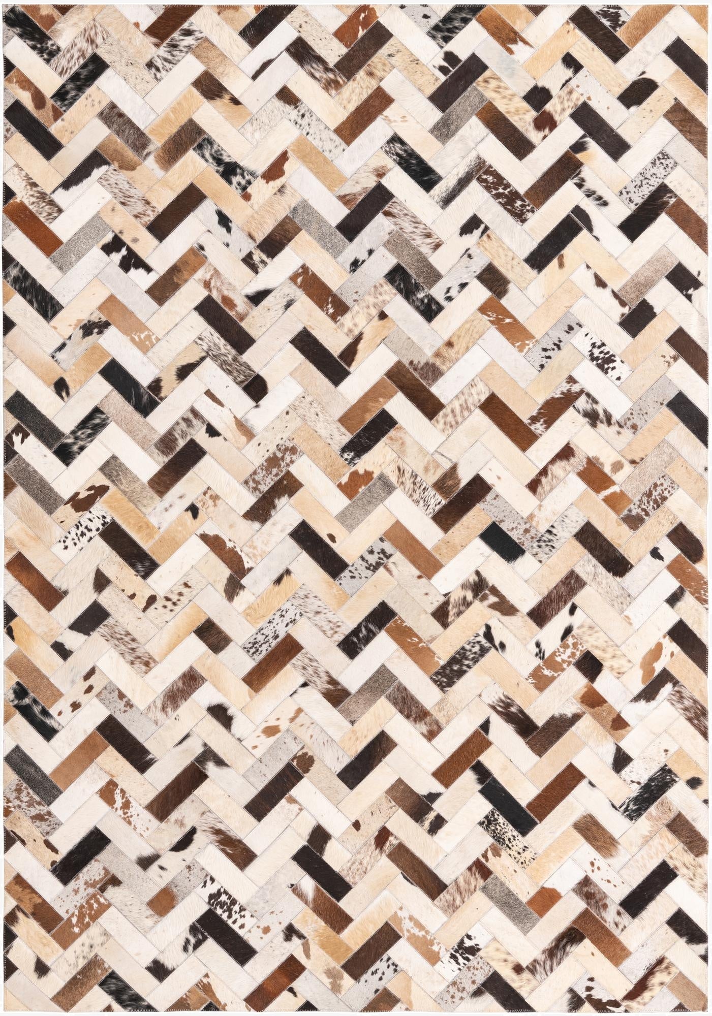 5' 3 x 7' 8 Cowhide Rug