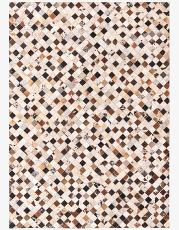 5' 4 x 7' 6 Cowhide Rug