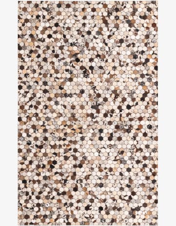 5' 1 x 8' 2 Cowhide Rug