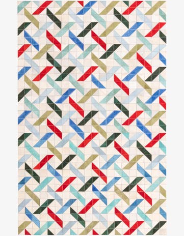 5' x 7' 10 Cowhide Rug