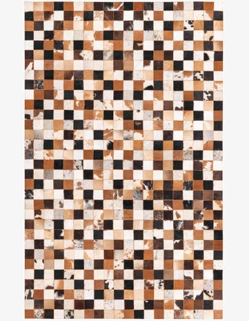 5' x 7' 10 Cowhide Rug