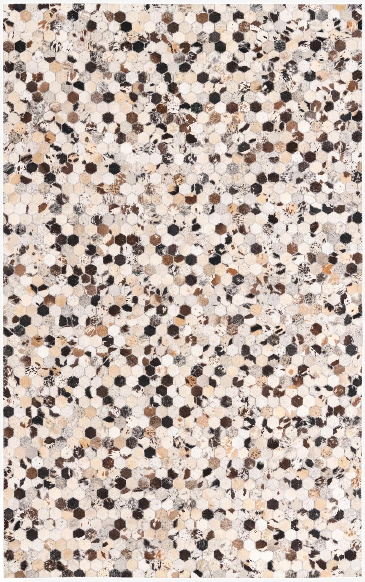 5' x 8' 1 Cowhide Rug