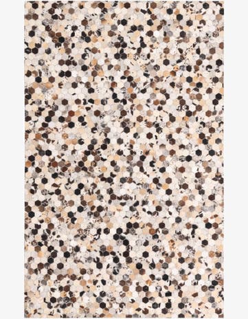 5' 1 x 8' Cowhide Rug