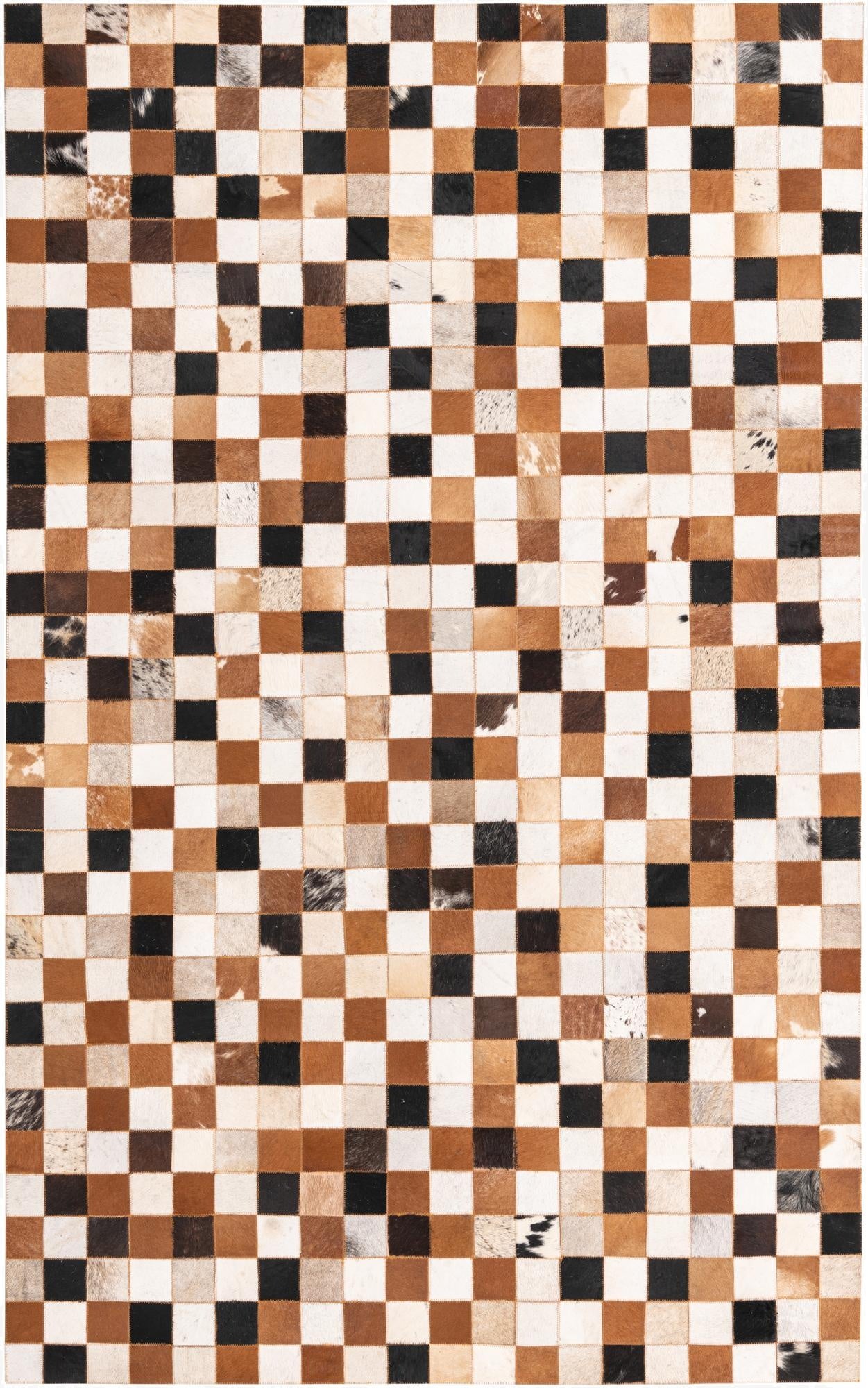 5' 1 x 7' 10 Cowhide Rug