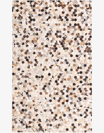 4' 9 x 8' Cowhide Rug