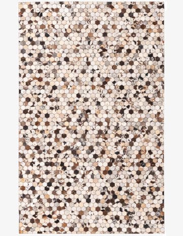 5' 1 x 8' 2 Cowhide Rug