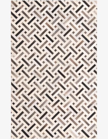 5' 1 x 8' 1 Cowhide Rug