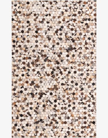 5' x 8' 2 Cowhide Rug