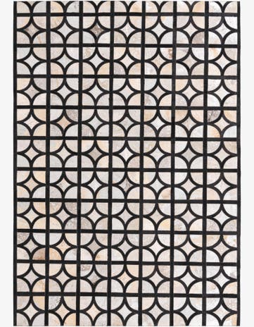 5' 3 x 7' 7 Cowhide Rug