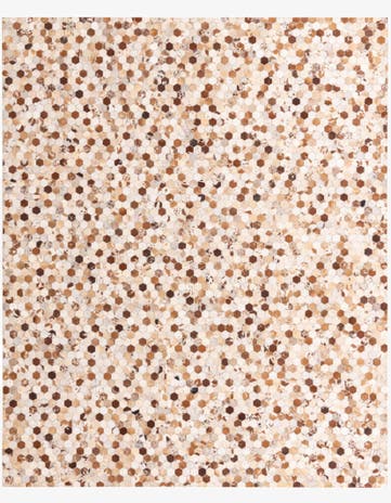 8' 1 x 9' 10 Cowhide Rug