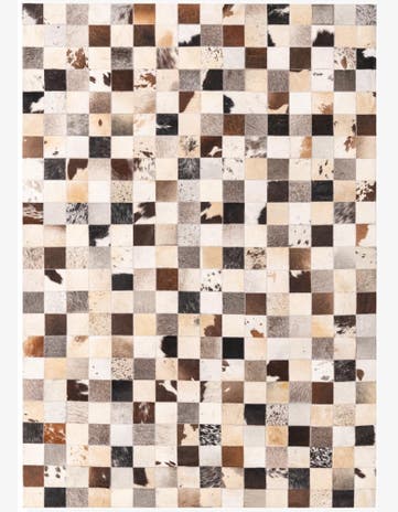 5' 4 x 7' 7 Cowhide Rug