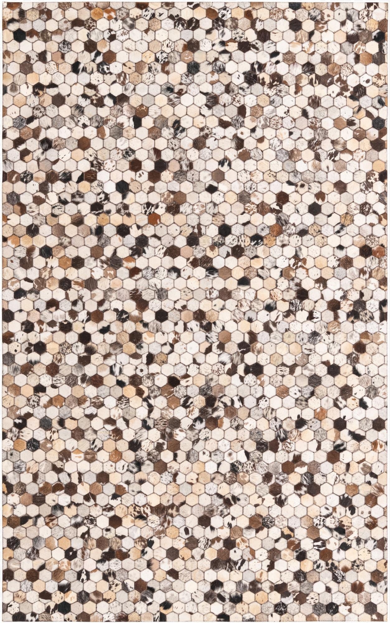 5' 2 x 8' 2 Cowhide Rug