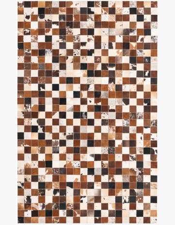 5' x 7' 10 Cowhide Rug