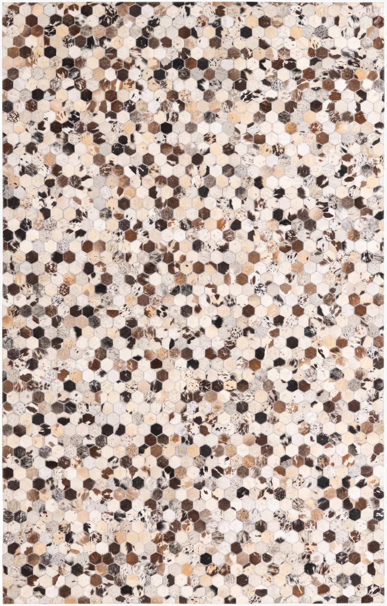 5' 1 x 8' Cowhide Rug