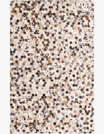 5' 1 x 8' Cowhide Rug