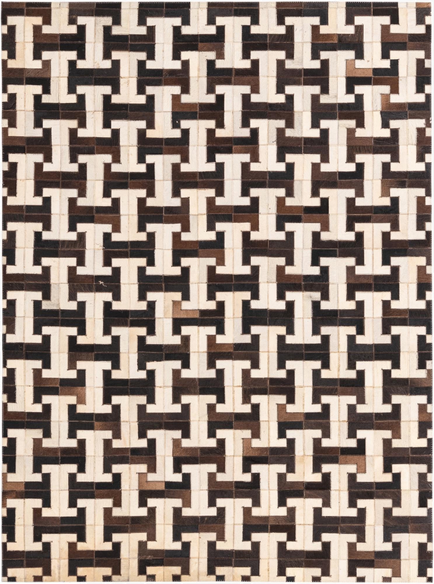 5' 1 x 6' 10 Cowhide Rug