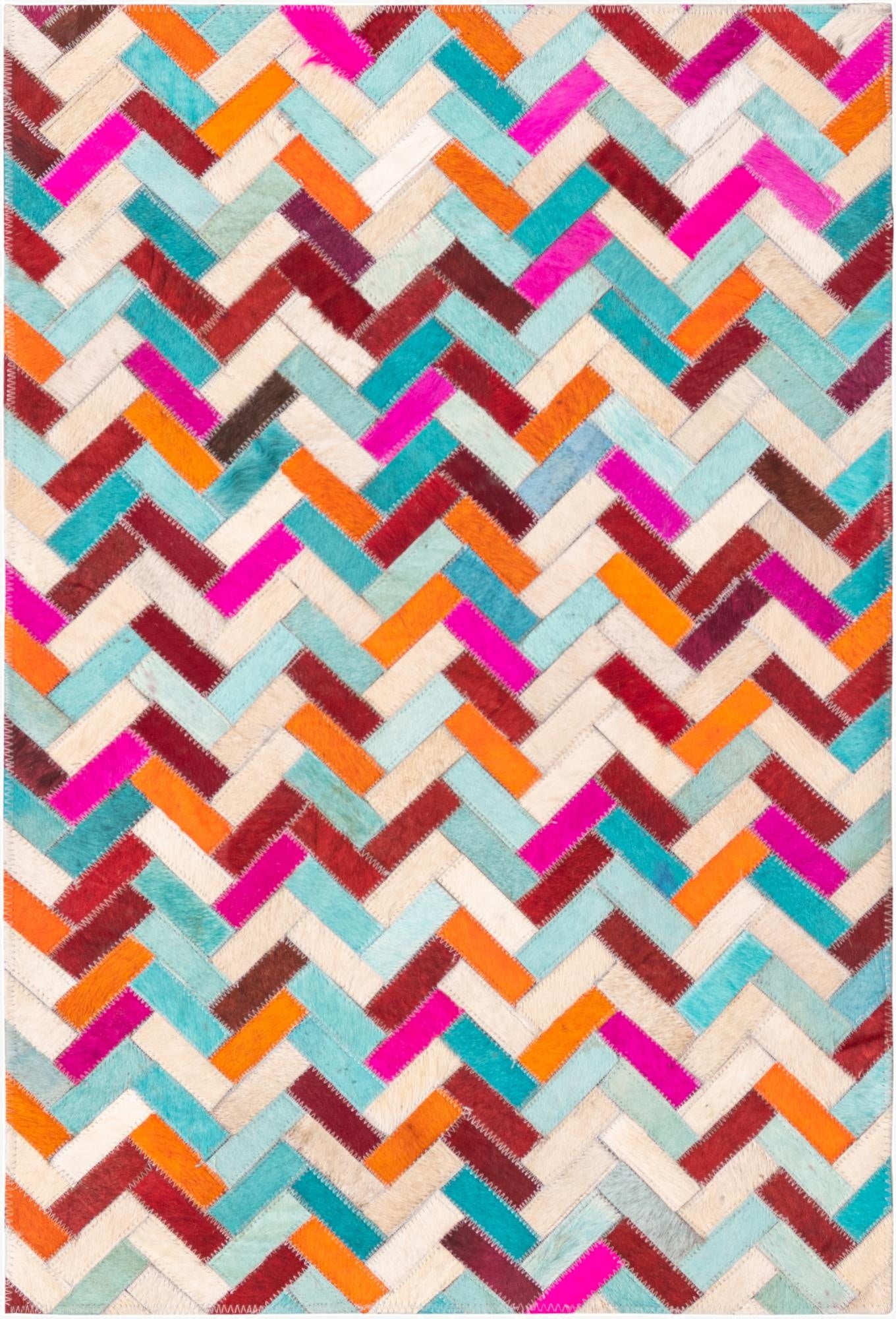 2' 1 x 3' Cowhide Rug