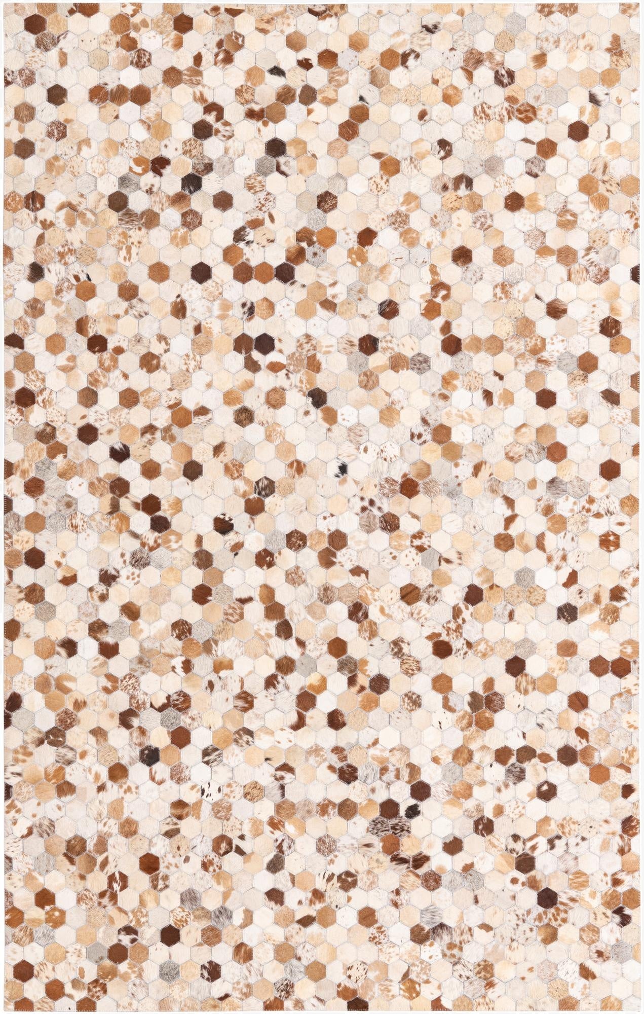 5' 1 x 8' Cowhide Rug