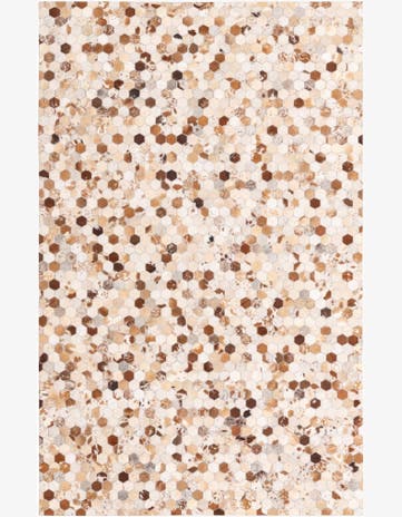 5' 1 x 8' Cowhide Rug