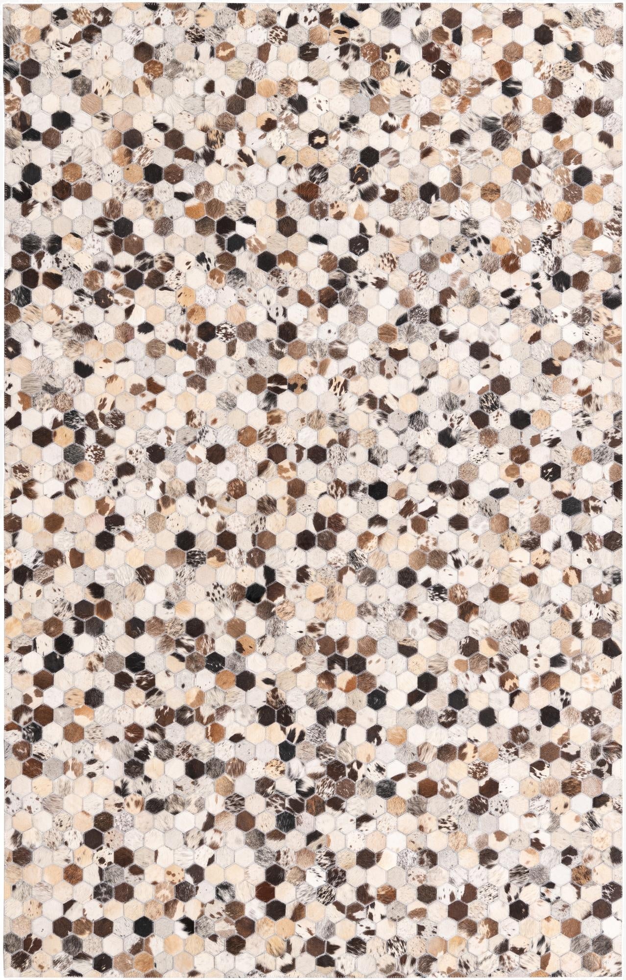 5' 1 x 8' Cowhide Rug