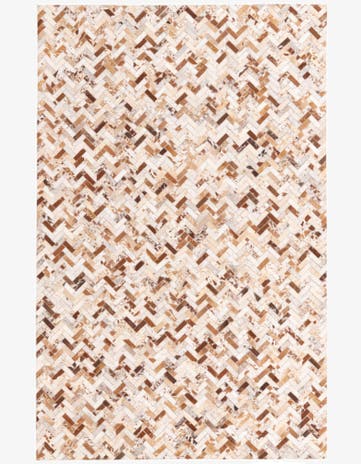 5' x 7' 9 Cowhide Rug