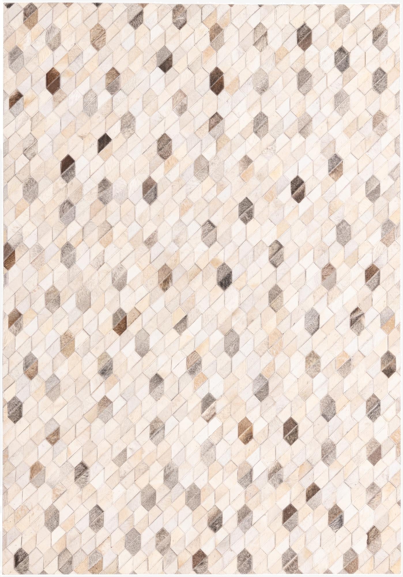 4' 6 x 6' 6 Cowhide Rug