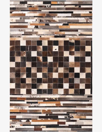 5' 1 x 8' Cowhide Rug