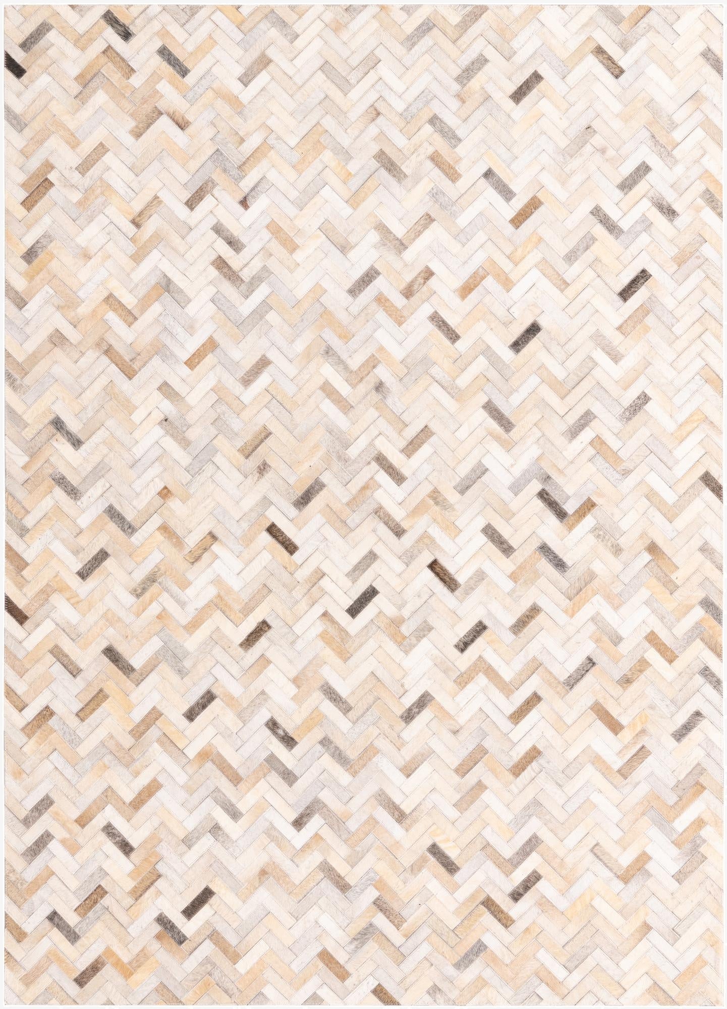 4' 9 x 6' 5 Cowhide Rug