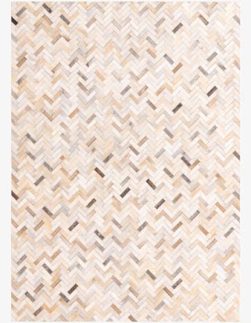 4' 9 x 6' 5 Cowhide Rug