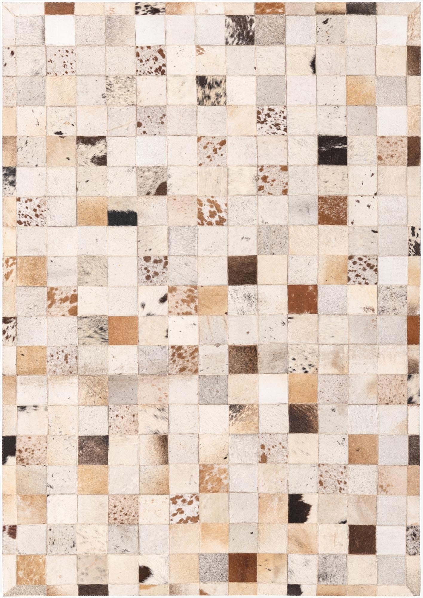 4' 8 x 6' 7 Cowhide Rug