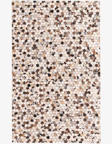 5' 1 x 8' 2 Cowhide Rug