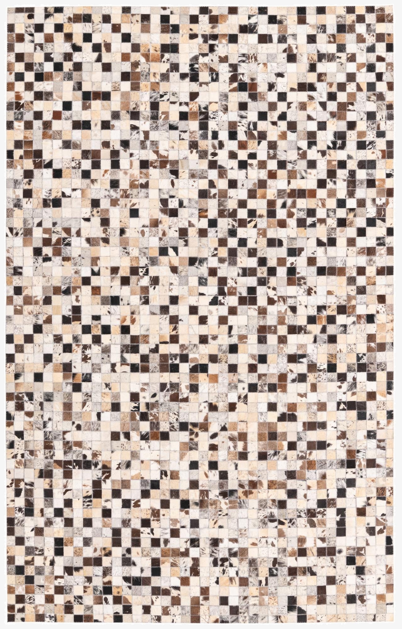 5' 1 x 8' Cowhide Rug